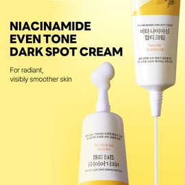 ROUND LAB Vita Niacinamide Dark Spot Cream 1.69 Fl Oz, Tone Clarity Moisturizer with Tranexamic Acid, and Vitamin Complex for Dark Spot Care, Uneven Skin Texture, and Skin Radiance, Korean Skincare