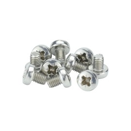 M4 (4mm x 5mm) Pozi Pan Head Machine Screws - A2 Grade Stainless Steel (Pack of 20)