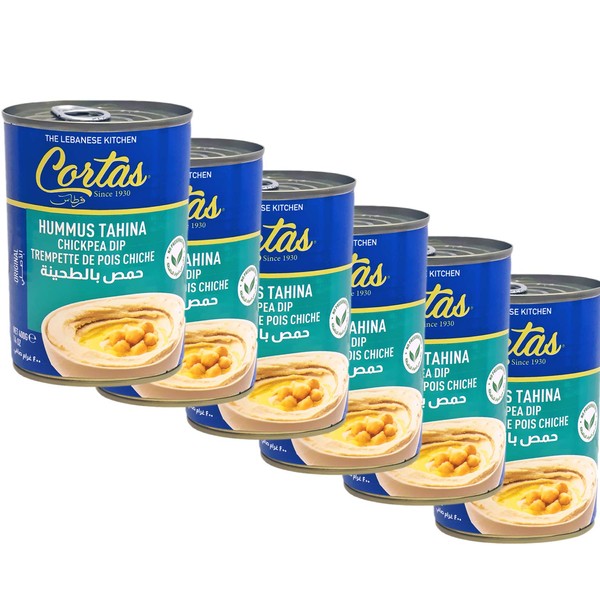 Cortas Hummus Tahini Chick Peas Dip, Ready to Serve, Pack