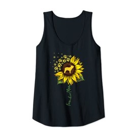 Womens Frenchie Mom Sunflower French Bulldog Lover Gifts Dog Mama Tank Top