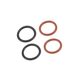 RATCHROLL Power Steering Pump O-Ring Inlet Outlet Seals Connector Gasket Fit for Honda Accord - Pack of 4 Black Red Replacement Car Parts
