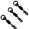 PHECDA PROFLY 50/100pcs Carp Fishing Swivel with Ring Quick Change
