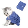Nobleza Microfibre Dog Bathrobe with Velcro Closure, Super Absorbent and