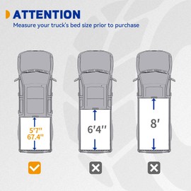 Soft Tri-Fold Truck Bed Tonneau Cover Fit for Dodge Ram 1500 2009-2025 (Incl. Classic & New) 5.7 ft Bed Without Rambox