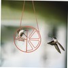 Levemolo Practical Glass Bird Feeder Cup Craftsmanship for Balcony or