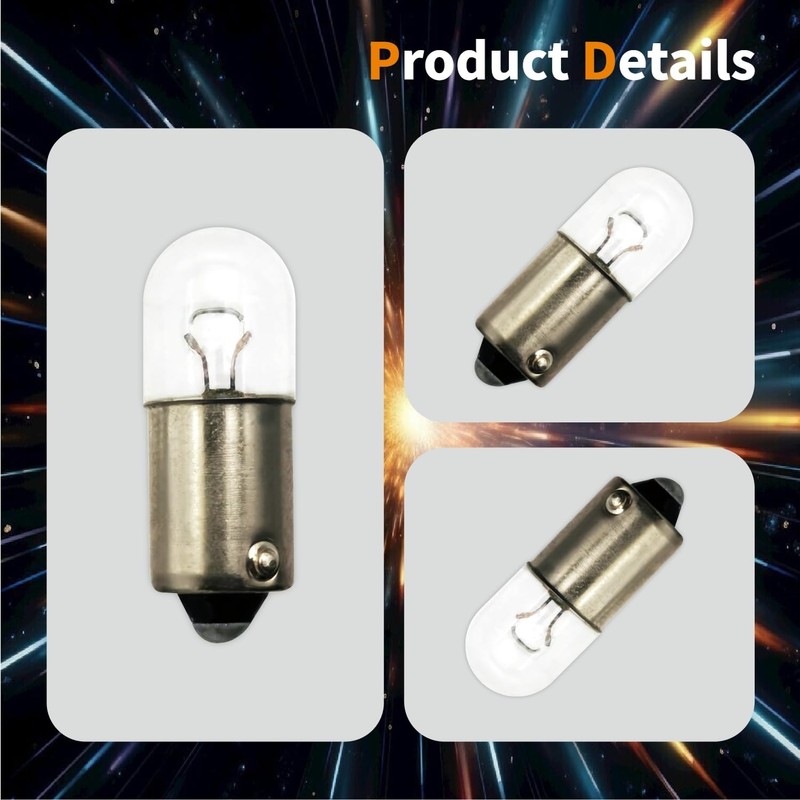 Lanuovx T8.5 T4W 6V 4W 10 pack