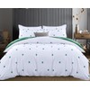 Hafaa Single Duvet Cover Set Soft Printed Bedding Set Brushed