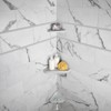 Questech 5" Corner Shower Footrest, Retrofit Shaving Shelf for Inside