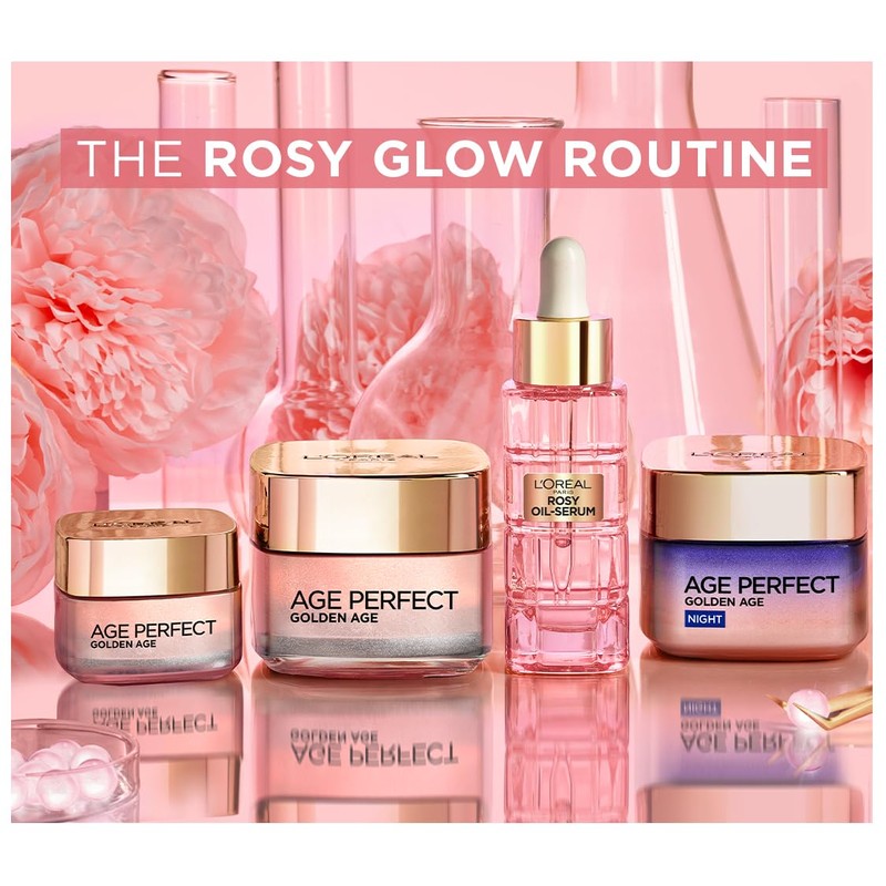 L'Oréal Paris Age Perfect Golden Age Rosy Oil Face Serum,