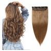 Hairro Extensiones Cabello Real #6 Castaño Claro 14in 45gr
