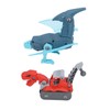 Kids DIY Vehicle Assemble Toy Imagination Development Dinosaur Transformation Car
