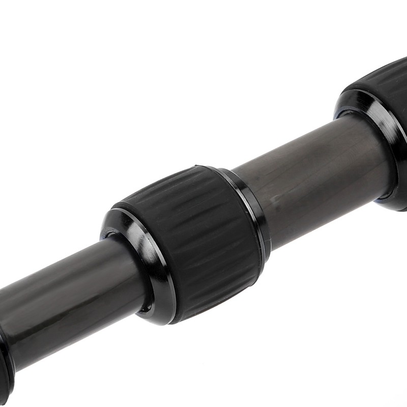 C-333+M-1 Carbon Fiber Portable Outdoor Telescopic Monopod Tripod Mountaineering Cane