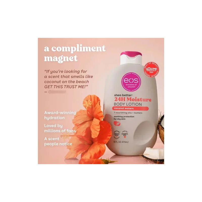 Eos Shea Better Loción Corporal Hidratante 24h Piel Seca