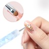 French Manicure Brush -Two Way Nail Art Brush with Dotting