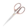 Aemoe 6.3" All Stainless Steel Office Scissors,Ultra Sharp Blade Shears,Sturdy