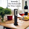 Brookstone Electric Wine Bottle Opener Automatic Corkscrew Black Gift Idea