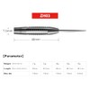 CyeeLife 26g Tungsten Steel Dart Barrels 90% 2BA