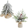 Desktop Xmas Tree Small Simulation Tabletop Decorative Xmas Trees for