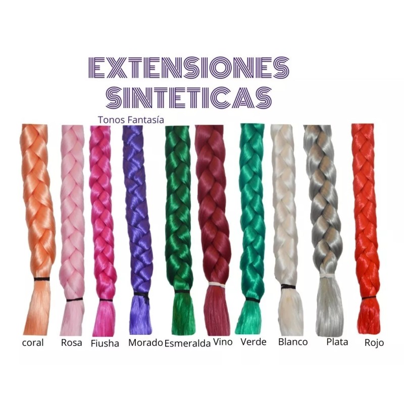Sintético Extension De Cabello Sintetico Para Trenzas 58cm