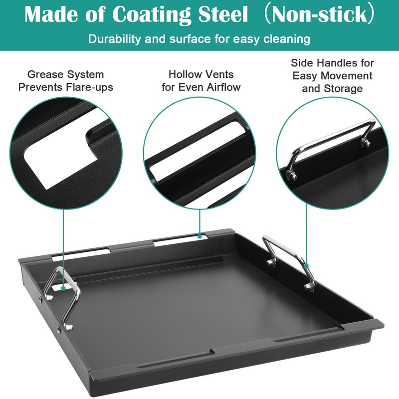 Griddle Inserts & Grate for Weber Genesis II 300 Series