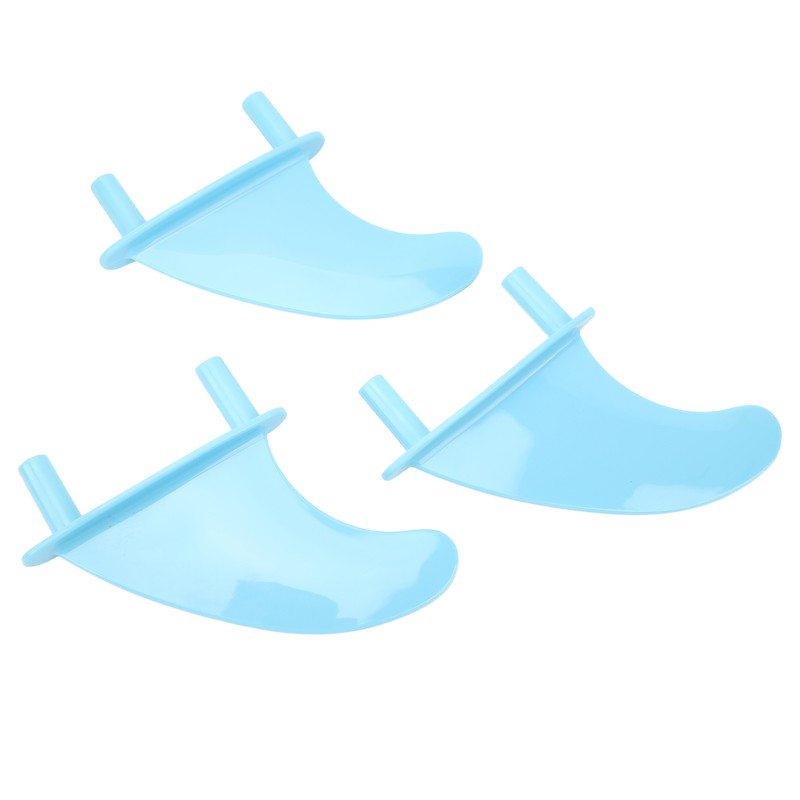 Surfboard Fins Soft Top Tri Fin Set PVC Plastic for