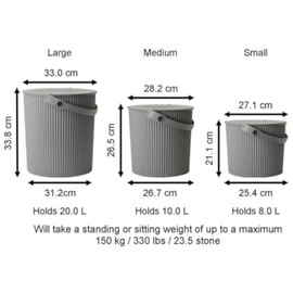 Hachiman Omnioutil Bucket S - (Pink) Height 21.1 cm