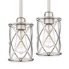 Osimir Brushed Nickel Pendant Lights Kitchen Island 2 Pack, Mini