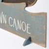 Unbranded Paddle Your Own Canoe 17" W Wall Decor