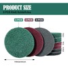 Pack of 9 Velcro Sanding Fleece, 3 Sanding Sponge 100