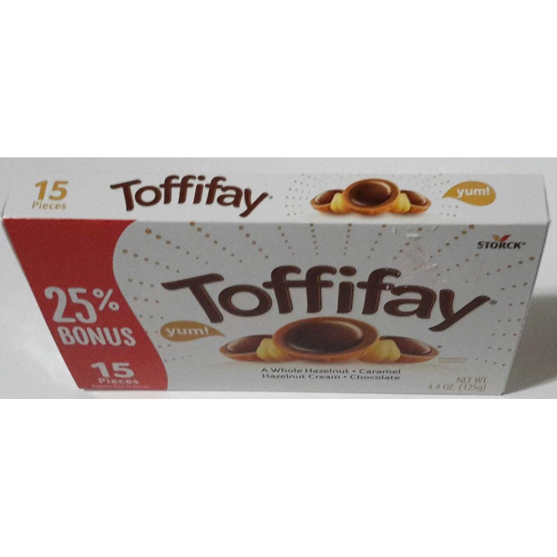 Storck Toffifay, A Whole Hazelnut, Caramel Hazelnut Cream, Chocolate Candy,