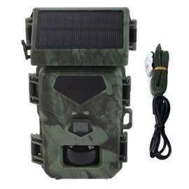Trail Camera IR Night Vision Waterproof HD Solar Powered Deer Camera for Outdoor Wildlife Monitoring