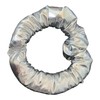 The Big Beanie Scrunchie for Big Hair Up Do's (Silver)