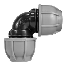 mdpe Water Pipe Compression Fittings,tee,Elbow and Straight Bulk Saver Pack of 5 (20mm Elbow)