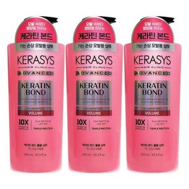 Aekyung 애경 케라시스 케라틴 본드 볼륨 샴푸 600mL x 3개 Aekyung Kerasis Keratin Bond Volume Shampoo 600mL x 3