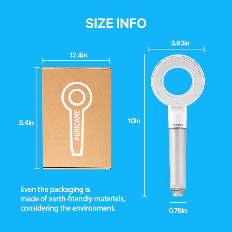 Puricane Donuts Shower head&hose set