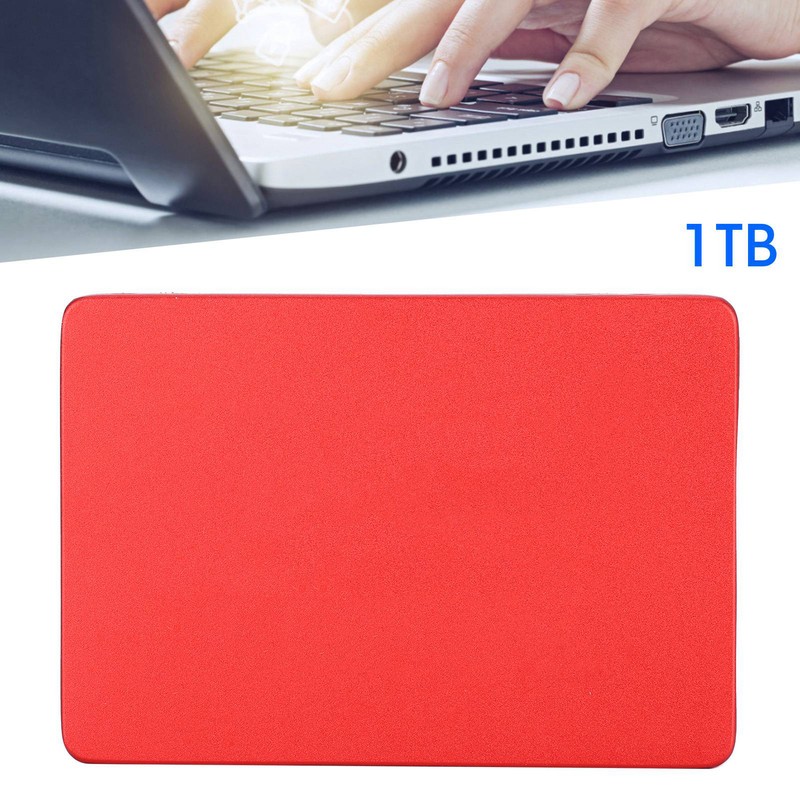Solid State Hard Disk Red for Laptop Desktop Built in