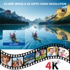 Weochi Video Camera, Camcorder 4K, 64MP 30FPS Dual Lens Camera