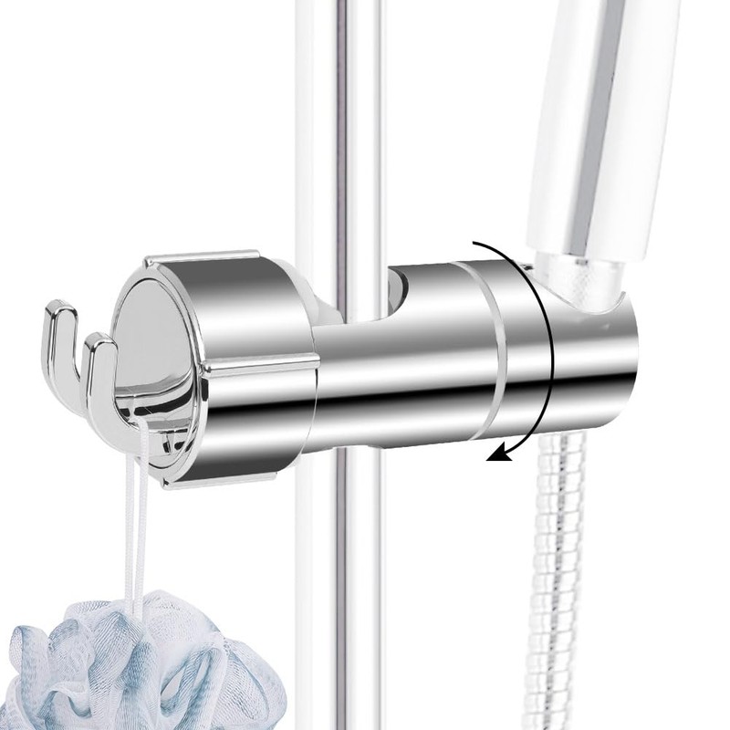 OSDUE Hand Shower Holder for 16-27MM Slide Bar, Adjustable Replacement