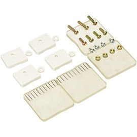 Iris Ohyama Post Wall Mounting Hardware Set, White