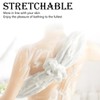 LHLZNB 3Pcs Bath Shower Loofah Sponge,Long Stretch Back Sponge Exfoliating
