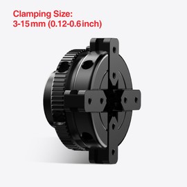 ArtyMaster 2 inch Mini 4-Jaw Self-center woodworking chuck. M18X1.5mm Thread and 0.4 inch connector Mini lathe Chuck
