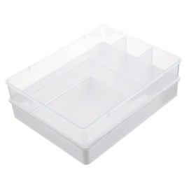 Operitacx 1 Satz Desktop-aufbewahrungsbox Abteil Organizer-behälter Organisation Aufbewahrungsdose Storage Boxes Multifunktions-schubladenkoffer Kompakter Aufbewahrungskoffer Abs 2 Stücke