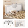 Baby Bed Rail Guard for Toddlers, Reinforced 54in Toddler Bed