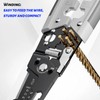 28 in one multifunctional wire stripper, with screwdriver function, rigid