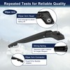 X AUTOHAUX Rear Windshield Wiper Blade Arm Set Back Glass