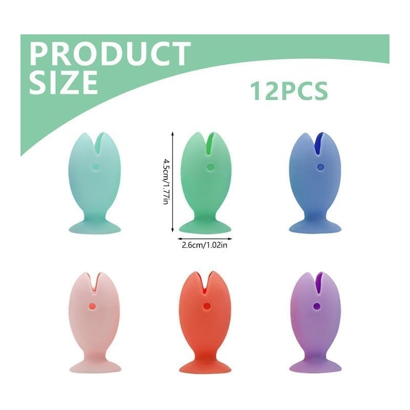 12 Pcs Undas para Cabeza de Cepillo para Polvo de