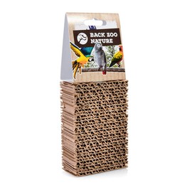 HappyBird Corrugated Cardboard Seat Board for Shredding, Cardboard Treat Block, Fun for All Parakeets and Small Parrots, Small
