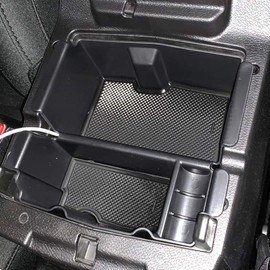 EDBETOS Center Console Organizer Tray Compatible with Jeep Wrangler JL/JLU 2018 2019-2021 2022 and Gladiator JT Truck 2020-2022 Insert Armrest Accessories - Won't Covers The Light Inside