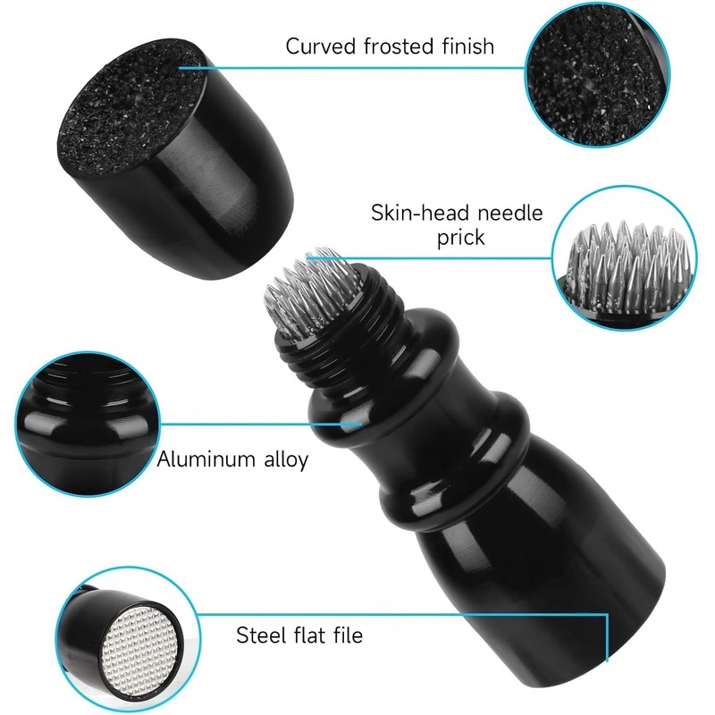 OddMart Snooker Cue Tip Shaper, 3 in 1 Pool Cue