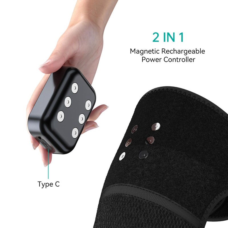 CLMTAS [2025 Upgraded] Knee Massager with Vibration, for Knee and